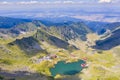 Alpine lake and Transfagarasan road landscape Royalty Free Stock Photo